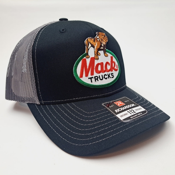 MACK Trucks Bulldog Patch Richardson 112 American Embroidery Trucks Hat Cap Gear main image 7